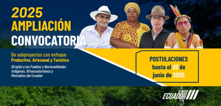 Convocatoria 2025 de subproyecto productivos, artesanales y turísticos.
