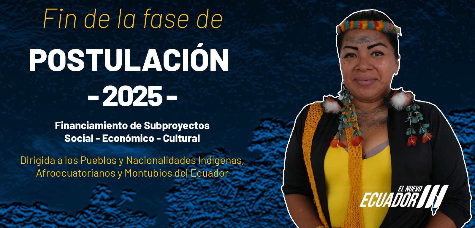 Fin de Convocatoria 2025 de subproyecto productivos, artesanales y turísticos.